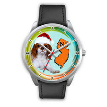 Load image into Gallery viewer, Cute Cavalier King Charles Spaniel Dog New Jersey Christmas Special Wrist Watch-Free Shipping