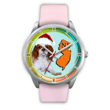 Load image into Gallery viewer, Cute Cavalier King Charles Spaniel Dog New Jersey Christmas Special Wrist Watch-Free Shipping