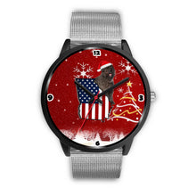 Load image into Gallery viewer, Bouvier des Flandres Dog Georgia Christmas Special Wrist Watch-Free Shipping