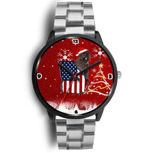 Load image into Gallery viewer, Bouvier des Flandres Dog Georgia Christmas Special Wrist Watch-Free Shipping