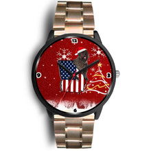 Load image into Gallery viewer, Bouvier des Flandres Dog Georgia Christmas Special Wrist Watch-Free Shipping