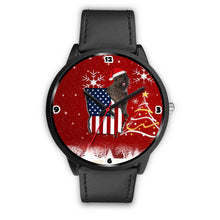 Load image into Gallery viewer, Bouvier des Flandres Dog Georgia Christmas Special Wrist Watch-Free Shipping