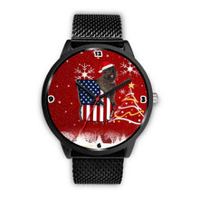 Load image into Gallery viewer, Bouvier des Flandres Dog Georgia Christmas Special Wrist Watch-Free Shipping