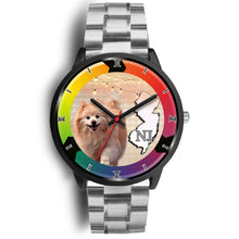Load image into Gallery viewer, Cute Pomeranian Dog New Jersey Christmas Special Wrist Watch-Free Shipping