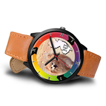 Load image into Gallery viewer, Cute Pomeranian Dog New Jersey Christmas Special Wrist Watch-Free Shipping