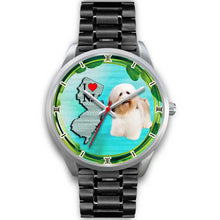Load image into Gallery viewer, Cute Havanese Dog New Jersey Christmas Special Wrist Watch-Free Shipping
