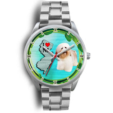 Load image into Gallery viewer, Cute Havanese Dog New Jersey Christmas Special Wrist Watch-Free Shipping