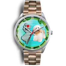 Load image into Gallery viewer, Cute Havanese Dog New Jersey Christmas Special Wrist Watch-Free Shipping