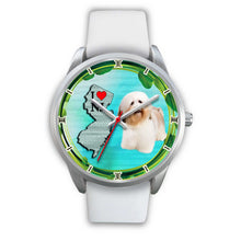 Load image into Gallery viewer, Cute Havanese Dog New Jersey Christmas Special Wrist Watch-Free Shipping