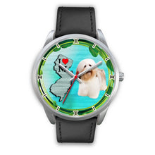Load image into Gallery viewer, Cute Havanese Dog New Jersey Christmas Special Wrist Watch-Free Shipping