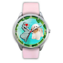 Load image into Gallery viewer, Cute Havanese Dog New Jersey Christmas Special Wrist Watch-Free Shipping