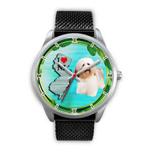 Load image into Gallery viewer, Cute Havanese Dog New Jersey Christmas Special Wrist Watch-Free Shipping