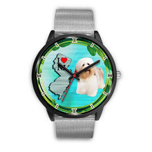 Load image into Gallery viewer, Cheerful Havanese Dog New Jersey Christmas Special Wrist Watch-Free Shipping