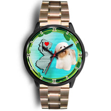 Load image into Gallery viewer, Cheerful Havanese Dog New Jersey Christmas Special Wrist Watch-Free Shipping