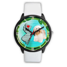 Load image into Gallery viewer, Cheerful Havanese Dog New Jersey Christmas Special Wrist Watch-Free Shipping