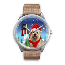 Load image into Gallery viewer, Cairn Terrier Alabama Christmas Special Wrist Watch-Free Shipping