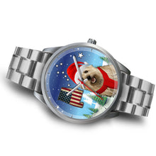 Load image into Gallery viewer, Cairn Terrier Alabama Christmas Special Wrist Watch-Free Shipping