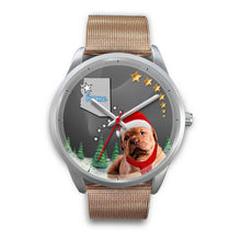 Load image into Gallery viewer, Cute Bordeaux Mastiff Arizona Christmas Special Wrist Watch-Free Shipping