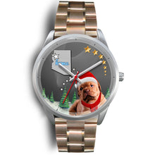 Load image into Gallery viewer, Cute Bordeaux Mastiff Arizona Christmas Special Wrist Watch-Free Shipping