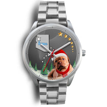 Load image into Gallery viewer, Cute Bordeaux Mastiff Arizona Christmas Special Wrist Watch-Free Shipping