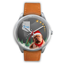 Load image into Gallery viewer, Cute Bordeaux Mastiff Arizona Christmas Special Wrist Watch-Free Shipping