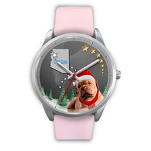 Load image into Gallery viewer, Cute Bordeaux Mastiff Arizona Christmas Special Wrist Watch-Free Shipping