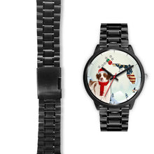 Load image into Gallery viewer, Brittany Dog Florida Christmas Special Wrist Watch-Free Shipping