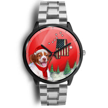 Load image into Gallery viewer, Brittany Dog Alabama Christmas Special Wrist Watch-Free Shipping