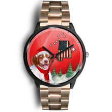 Load image into Gallery viewer, Brittany Dog Alabama Christmas Special Wrist Watch-Free Shipping