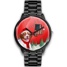 Load image into Gallery viewer, Brittany Dog Alabama Christmas Special Wrist Watch-Free Shipping