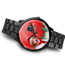 Load image into Gallery viewer, Brittany Dog Alabama Christmas Special Wrist Watch-Free Shipping