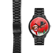 Load image into Gallery viewer, Brittany Dog Alabama Christmas Special Wrist Watch-Free Shipping