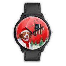 Load image into Gallery viewer, Brittany Dog Alabama Christmas Special Wrist Watch-Free Shipping