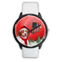 Load image into Gallery viewer, Brittany Dog Alabama Christmas Special Wrist Watch-Free Shipping