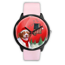 Load image into Gallery viewer, Brittany Dog Alabama Christmas Special Wrist Watch-Free Shipping