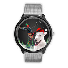 Load image into Gallery viewer, Bull Terrier Florida Christmas Special Wrist Watch-Free Shipping