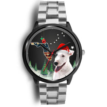 Load image into Gallery viewer, Bull Terrier Florida Christmas Special Wrist Watch-Free Shipping