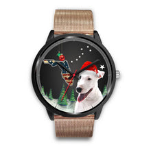 Load image into Gallery viewer, Bull Terrier Florida Christmas Special Wrist Watch-Free Shipping