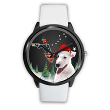 Load image into Gallery viewer, Bull Terrier Florida Christmas Special Wrist Watch-Free Shipping