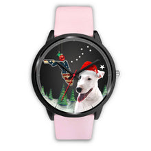 Load image into Gallery viewer, Bull Terrier Florida Christmas Special Wrist Watch-Free Shipping
