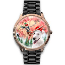 Load image into Gallery viewer, Bull Terrier Florida Christmas Special Golden Wrist Watch-Free Shipping