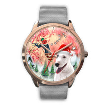 Load image into Gallery viewer, Bull Terrier Florida Christmas Special Golden Wrist Watch-Free Shipping