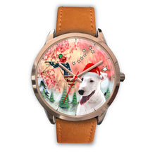 Load image into Gallery viewer, Bull Terrier Florida Christmas Special Golden Wrist Watch-Free Shipping