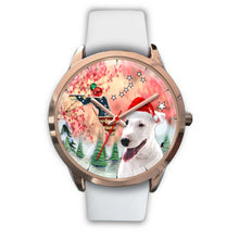 Load image into Gallery viewer, Bull Terrier Florida Christmas Special Golden Wrist Watch-Free Shipping