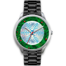 Load image into Gallery viewer, Christmas Themed Snowflake Print Wrist Watch-Free Shipping