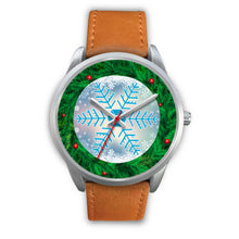 Load image into Gallery viewer, Christmas Themed Snowflake Print Wrist Watch-Free Shipping