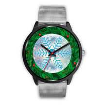 Load image into Gallery viewer, Christmas Themed Snowflake Print Cool Wrist Watch-Free Shipping