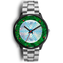 Load image into Gallery viewer, Christmas Themed Snowflake Print Cool Wrist Watch-Free Shipping