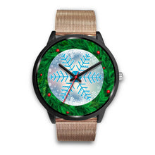 Load image into Gallery viewer, Christmas Themed Snowflake Print Cool Wrist Watch-Free Shipping