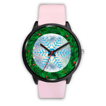 Load image into Gallery viewer, Christmas Themed Snowflake Print Cool Wrist Watch-Free Shipping